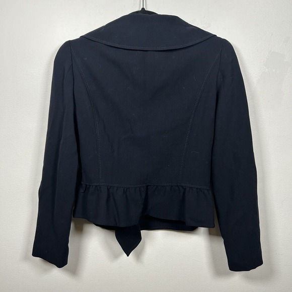 VALENTINO Midnight Blue Button Blazer Jacket S / M - Picture 3 of 7